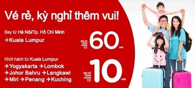 Air Asia bán vé máy bay đi Kuala Lumpur 60 USD 1 Air Asia ban ve may bay di Kuala Lumpur 60 usd 22jul13