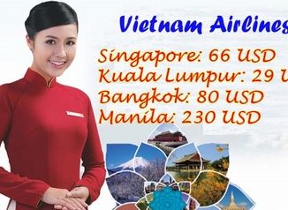 Bang gia ve di Singapore Jakarta Bangkok