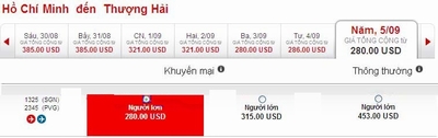 Nhanh tay mua ngay ve may bay di thuong hai 280 usd 29jul13