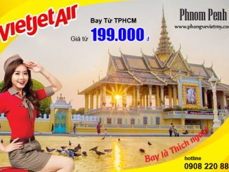 Vietjet vé máy bay giá rẻ đi Phnom Penh