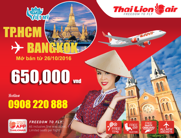 Thai lionair bay bangkok