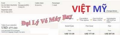 Ve may bay di singapore gia re Singapore Airlines 17jul13