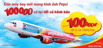 Vietjet Air tiếp tục tung vé máy bay 100,000 VNĐ 1 Vietjet Air tiep tuc tung ve may bay 100000vnd 04no1
