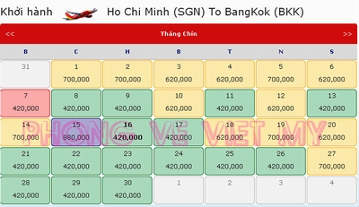 Vietjet Air bán vé máy bay đi Bangkok 420,000 VNĐ 1 VietjetAir ban ve may bay di bangkok1