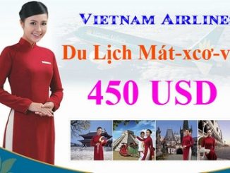 Vietnam Airlines tung ve may bay di Nga 450 usd