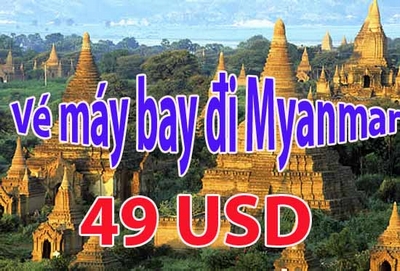 Vé máy bay đi Myanmar chỉ 49 USD 1 Vietnam airlines di myanmar