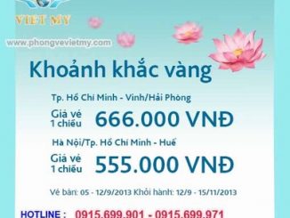Vietnam airlines tung ve 555000vnd di hue 4sep
