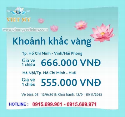 Vietnam Airlines tung vé đi Huế giá 555,000 VNĐ 1 Vietnam airlines tung ve 555000vnd di hue 4sep
