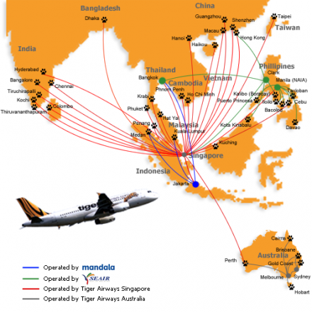 ban do bay tigerair 1
