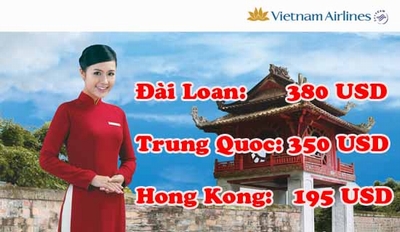 bang gia ve di dai loan cua vietnam airlines 30au