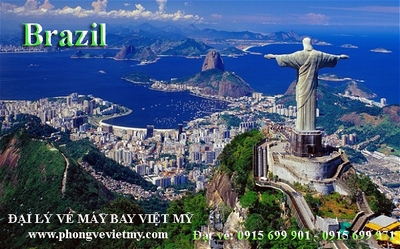Vé máy bay đi Brazil giá rẻ 2 brazil ve may bay gia re 16de