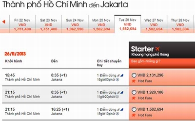 cach mua ve di jakarta chi 1582000vnd 30oc