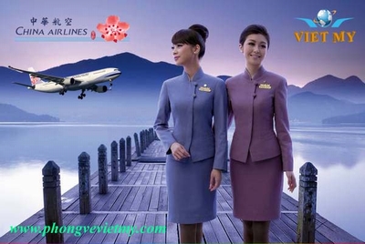 china airlines ve may bay gia re