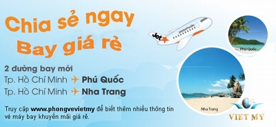 Jetstar tung vé máy bay đồng giá 199,000 VNĐ 1 jetstar ve may bay gia re 6de