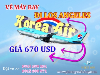 korean air ve may bay di los angeles 5no