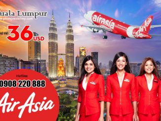 Vé máy bay giá rẻ đi Kuala Lumpur Malaysia