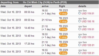 Làm thế nào mua được vé giá rẻ đi Perth 119 USD 2 lam the nao mua duoc ve gia re di perth 119usd 22sep