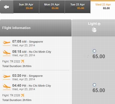 mua ve re tu singapore nguoc ve sai gon 22mar14