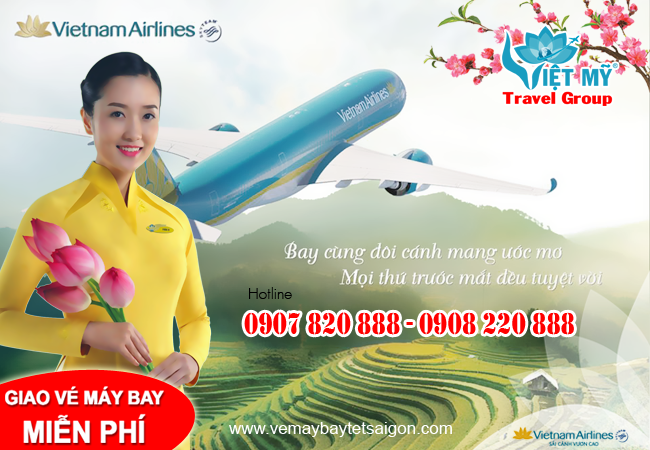 vé máy bay Tết Vietnam Airlines giá tốt