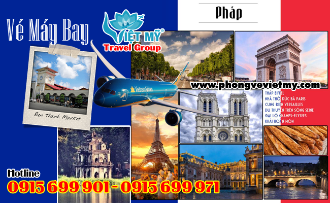 Vietnam Airlines hành trình bay đến Pháp
