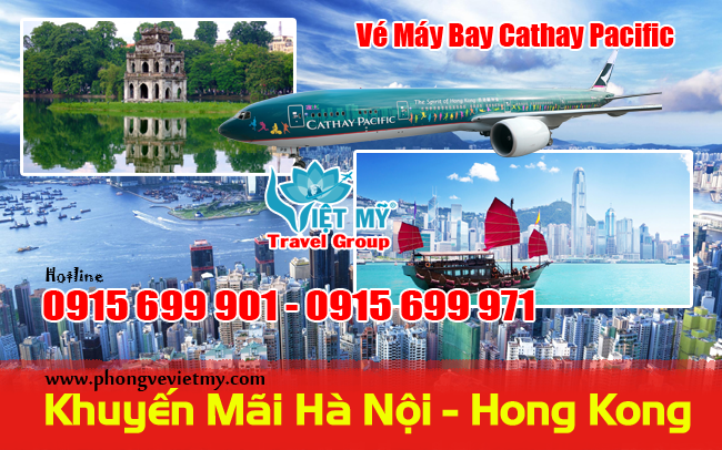 Đặt vé máy bay Hà Nội Hong Kong Cathay Pacific