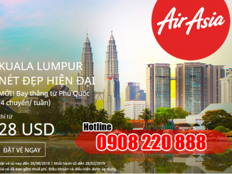 AirAsia khai thác đường bay Phú Quốc - Kuala Lumpur