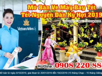 Vietnam Airlines mở bán vé máy bay dịp Tết Nguyên Đán Kỷ Hợi