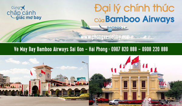 Vé máy bay Bamboo Airways Sài Gòn Hải Phòng