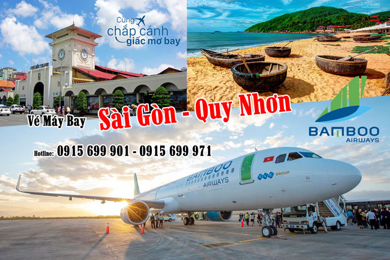 Vé máy bay bamboo airways Sài Gòn Quy Nhơn