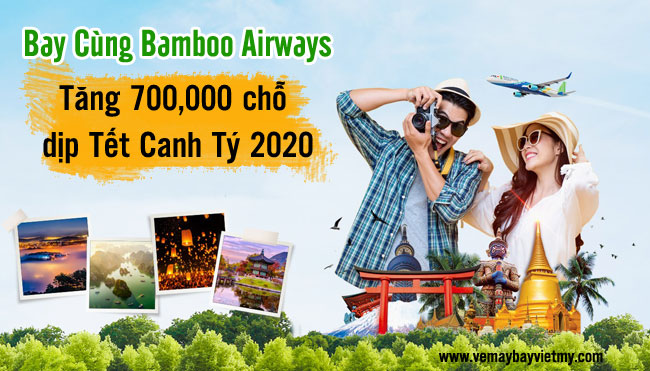 Bamboo Airways tăng chuyến bay dịp Tết 2020