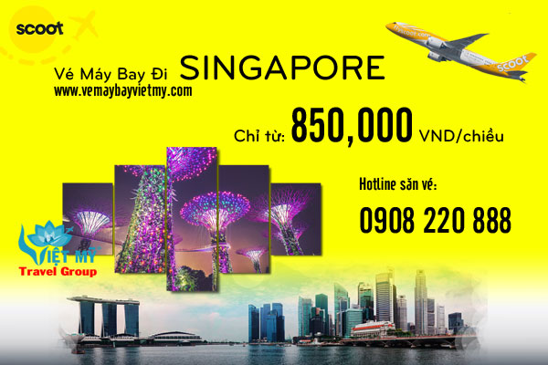 Bay Singapore cùng Scoot vé máy bay chỉ từ 850,000 đ