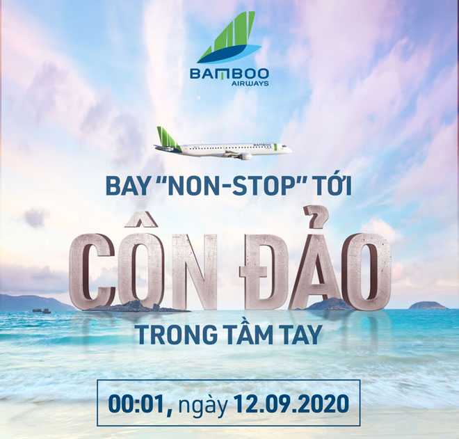 bamboo Airways mở 3 đường bay thẳng đến Côn Đảo