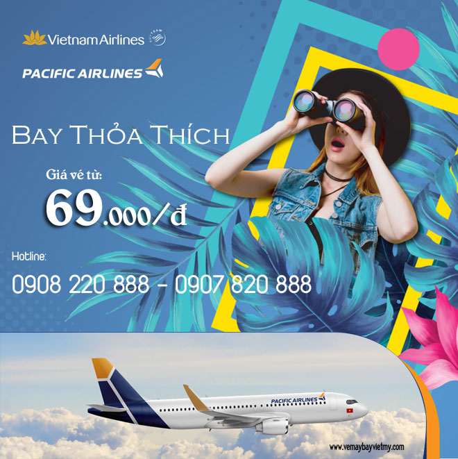 Bay Pacific Airlines vé chỉ từ 69K