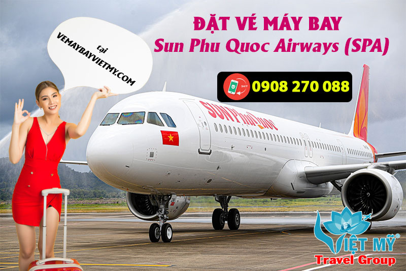 Vé máy bay Sun Phu Quoc Airways (SPA) 3 Đặt vé máy bay Sun Phu Quoc Airways (SPA) tại vemaybayvietmy.com