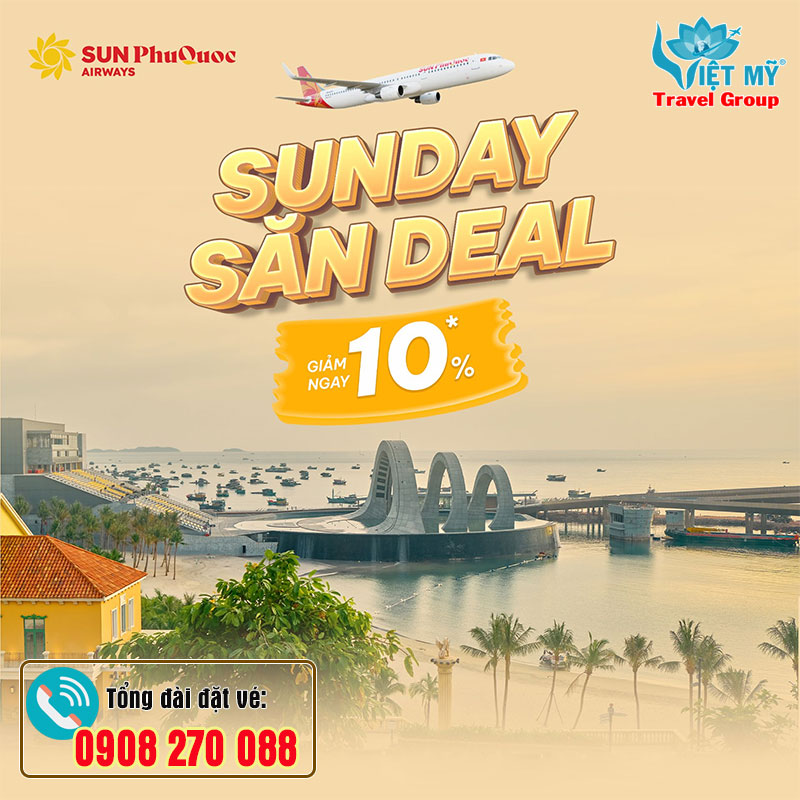 “Bóc” quà tặng Chủ Nhật cùng Sun PhuQuoc Airways