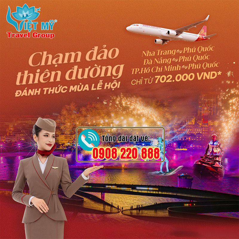 Bay Phú Quốc tận hưởng mùa lễ hội cùng Sun PhuQuo Airways