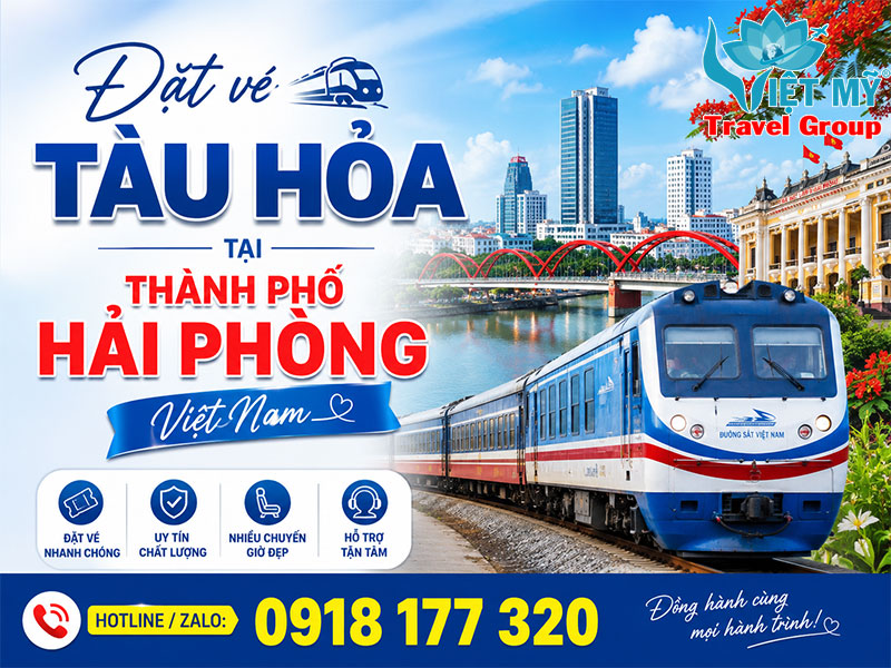 Đặt vé tàu hỏa tại Thành phố Hải Phòng Việt Nam