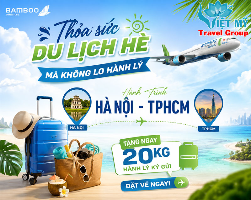 Thỏa sức du lịch hè mà không lo hành lý