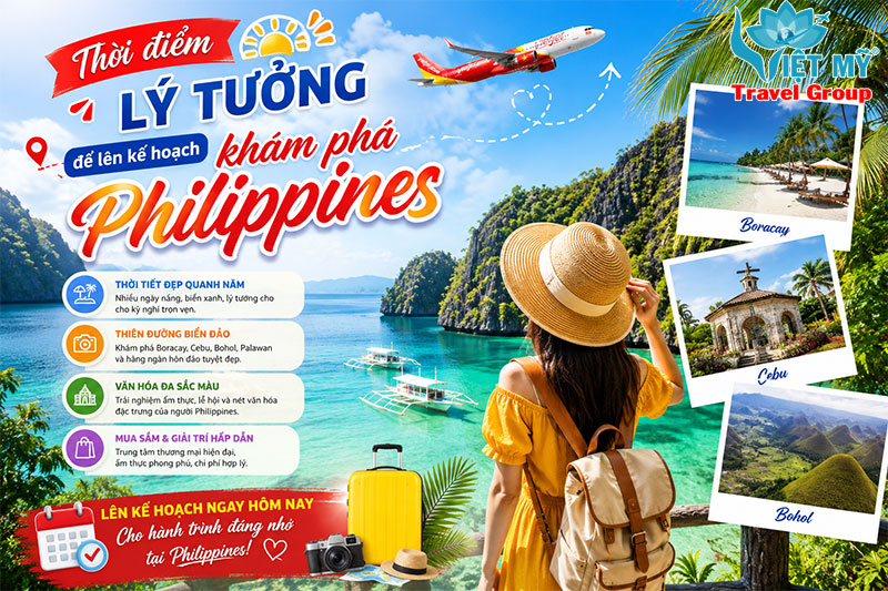 Vietjet mở đường bay thẳng TP.HCM – Cebu từ tháng 12/2026 2 Thời điểm lý tưởng để lên kế hoạch khám phá Philippines