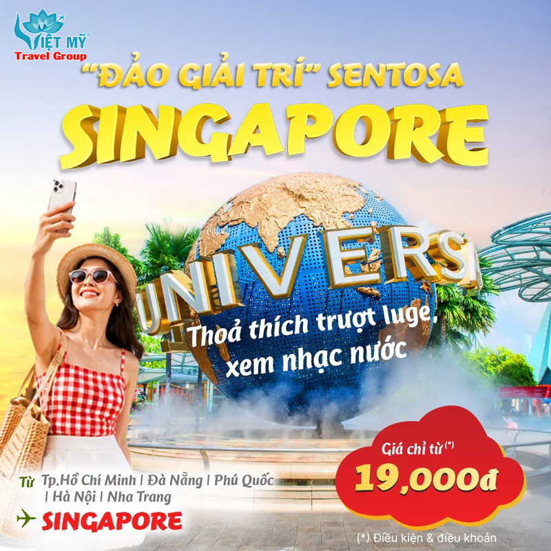 🌴 Sentosa – Đảo giải trí hàng đầu Singapore