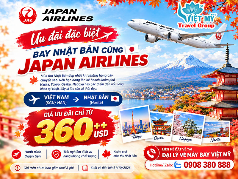 japan airlines uu dai di nhat