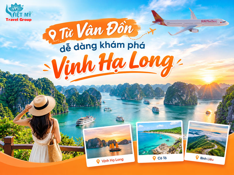 Từ Vân Đồn dễ dàng khám phá Vịnh Hạ Long